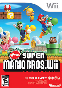 New Super Mario Bros. Wii постер